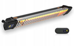 Инфракрасный обогреватель IRIS 1800 W c пультом и проводом с вилкой Heliosa