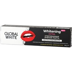 Зубная паста отбеливающая Global White Extra Whitening, 100 г