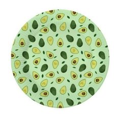 Набор бумажных тарелок ND Play Авокадо-2, 6 шт