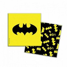 Batman. Салфетки бумажные трехслойные (желтые) 33 х 33 см, 20 шт ND Play