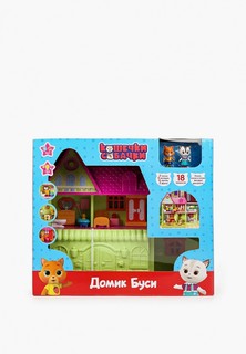 Набор игровой Росмэн "Домик Буси", 18 предметов, 40х35х17 см