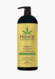 Шампунь Hempz Original Herbal Shampoo For Damaged & Color Treated Hair - для поврежденных окрашенных волос 1000 мл
