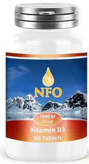 Norwegian Fish Oil Витамин Д3 1000 МЕ 60 таблеток