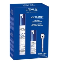 Набор Uriage Age Protect Многофункциональный дневной крем 40мл+крем лоя контура глаз 15мл+массажер для контура глаз