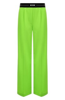 Шерстяные брюки MSGM