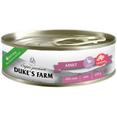 Корм для кошек DUKES FARM утка с клюквой 100 г