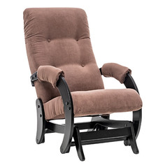 Кресла - качалки кресло-глайдер Модель 68 550x880x1000мм венге/коричневое Leset