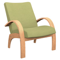 Кресла кресло Денди 650х750х780мм дуб/зеленый Leset