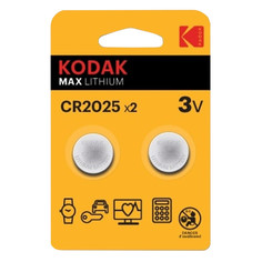 Батарейки, аккумуляторы батарейка KODAK CR2025 блистер 2шт