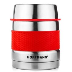 Термос нержавеющая сталь, 1 л, Hoffmann, ланч-бокс, красный, НМ 21116