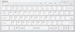 Клавиатура A4Tech Fstyler FX51 белый USB slim Multimedia FX51 WHITE