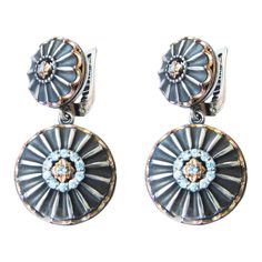 Серебряные серьги Persian