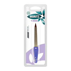 Пилка для ногтей MORITZ WAVE двусторонняя металлическая 13 см