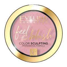 Румяна для лица EVELINE FEEL THE BLUSH тон 01 peony