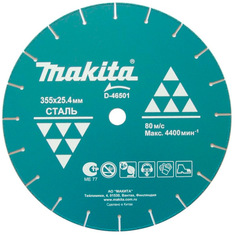 Диск алмазный по металлу Makita 355x25.4мм (D-46501)