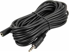 Кабель аудио Ningbo JAAC003-5 Jack 3.5 (m)-Jack 3.5 (f) 5м черный