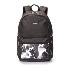 Рюкзак Torber Graffi 15" T2671-BL-G, черно-белый 20 л