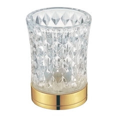 Стакан для зубных щёток Boheme Provanse золотой 8х11,5 см