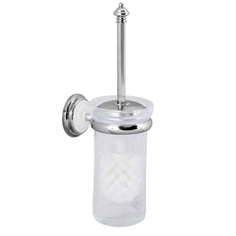 Ёршик для унитаза Boheme Bianco Vogue серебряный 10х14х32 см