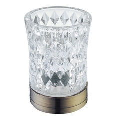 Стакан для зубных щёток Boheme Provanse бронзовый 8х11,5 см