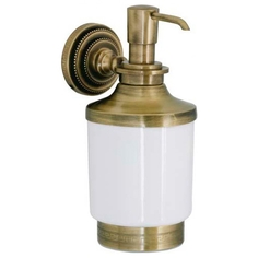 Дозатор для мыла Boheme Medici бронзовый 8,5х8,5х17 см