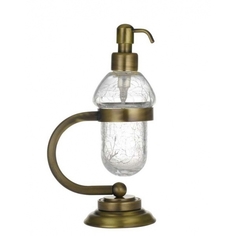 Дозатор для мыла Boheme Murano бронзовый 13,5х13,5х25,5 см