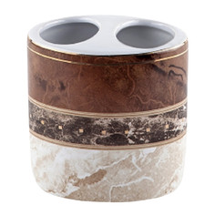 Стаканы для ванной стакан для зубных щеток PRIMA NOVA Garnsey керамика коричневый