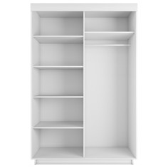 Шкафы-купе шкаф-купе Lite 2-х дверный 1400х2120х595 белый снег Е1
