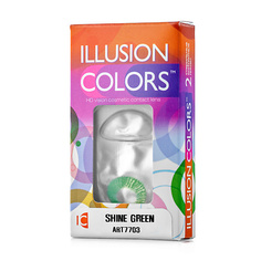 Цветные линзы ILLUSION Цветные контактные линзы ILLUSION colors SHINE green