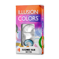 Цветные линзы ILLUSION Цветные контактные линзы ILLUSION colors ELEGANCE blue