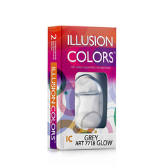 Цветные линзы ILLUSION Цветные контактные линзы ILLUSION GLOW GREY