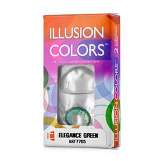 Цветные линзы ILLUSION Цветные контактные линзы ILLUSION colors ELEGANCE green