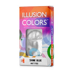 Цветные линзы ILLUSION Цветные контактные линзы colors SHINE blue