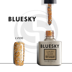 Гель-лак для ногтей BLUESKY Гель-лак Luxury Silver Новогодний маскарад