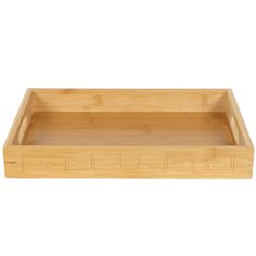 Поднос дерево, 33х22х5 см, прямоугольный, с ручками, Y4-4363