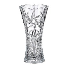 Ваза стекло, настольная, 30 см, Bohemia, Pinwheel, 19405