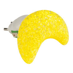 Ночник Настенный светодиодный светильник Uniel DTL-309-Месяц/Yellow/1LED/0,1W 10331