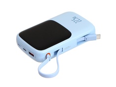 Внешний аккумулятор Baseus Power Bank Qpow Pro Digital Display Fast Charge 10000mAh 22.5W Blue PPQD020103