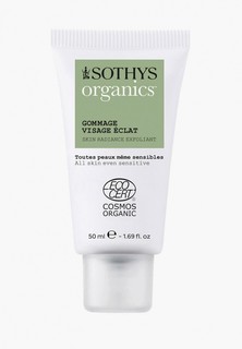 Скраб для лица Sothys придающий коже естественное сияние Radiant face scrub 50 мл