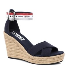 Женские босоножки Эспадрильи TOMMY JEANS LUREX WEBBING WEDGE SANDAL