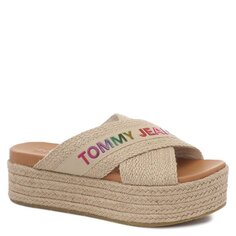 Женские мюли Сабо TOMMY JEANS RAINBOW BRANDING MULE FLATFORM