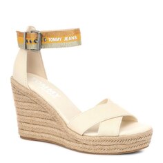 Женские босоножки Эспадрильи TOMMY JEANS LUREX WEBBING WEDGE SANDAL