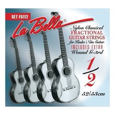 Струны для уменьшенной классической 1/2 гитары La Bella FG112