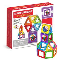 Магнитный конструктор Magformers 715014-Д Basic Plus Set - Девочка, 27 деталей