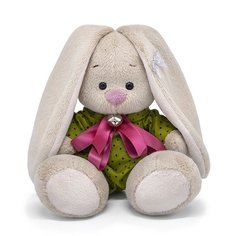 Мягкая игрушка Budi Basa SidX-423 Зайка Ми в комбинезоне в горошек, 15 см