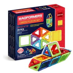 Магнитный конструктор Magformers 715001 Window Plus Set, 20 деталей