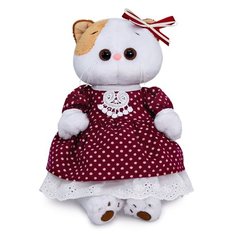 Мягкая игрушка Budi Basa LK24-103 Ли-Ли в бордовом платье, 24 см