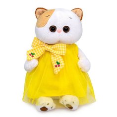Мягкая игрушка Budi Basa LK24-099 Ли-Ли в желтом платье с бантом, 24 см