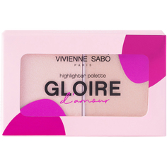 Палетка хайлайтеров для лица VIVIENNE SABO GLOIRE DAMOUR HIGHLIGHTER PALETTE тон 02