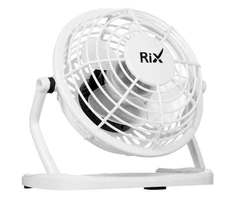 Вентилятор настольный Rix RDF-1500USB White